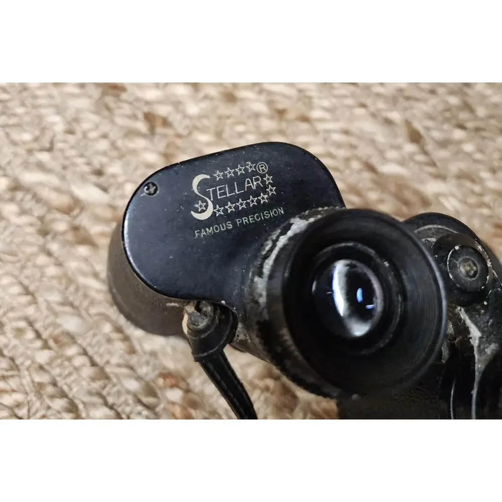Vintage Stellar Famous Precision 7X50 Binoculars Coated Optics